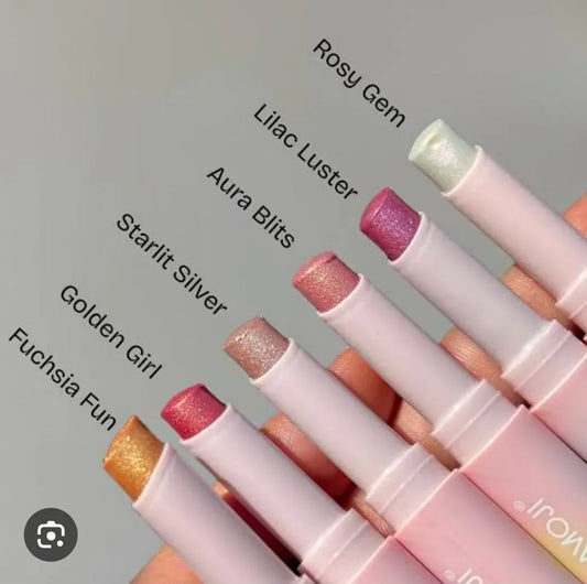 6 Pcs Matte & Glitter Lipstick Set & Long Lasting Multicolor Shades