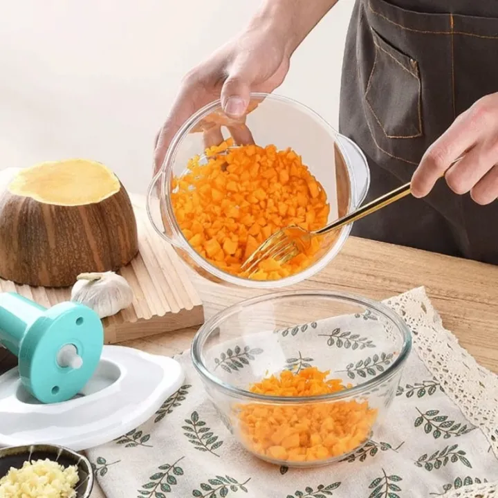 Multi-purposes Food Chopper Quick-Chop 1.5L Manual Food Processor – Effortless Chopping Without Power