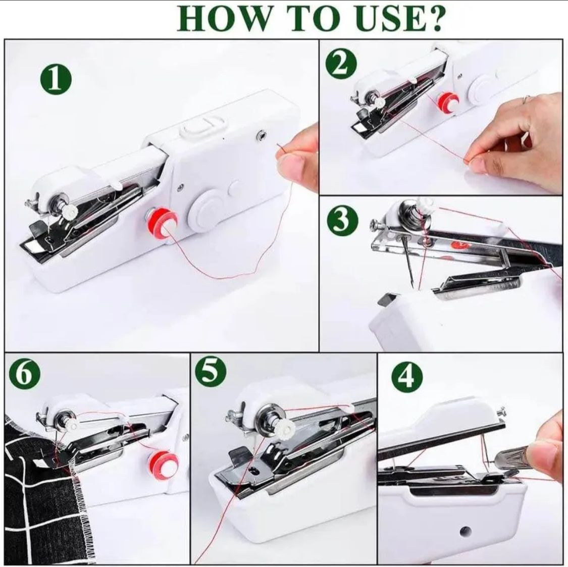 Portable Stitch Machine – Sew Anywhere, Anytime
Quick Repairs On All Fabrics Best Quality
Best Quality Sewing Portable Machine