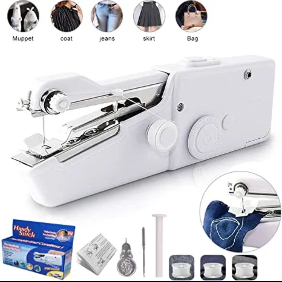 Portable Stitch Machine – Sew Anywhere, Anytime
Quick Repairs On All Fabrics Best Quality
Best Quality Sewing Portable Machine