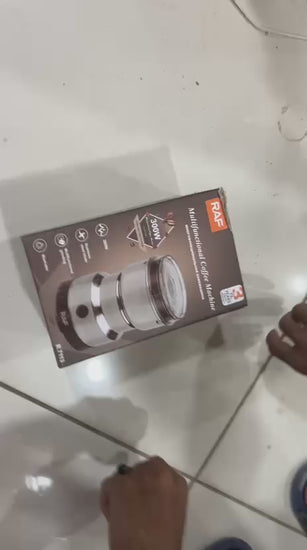 Electric Grinder - Perfect for everyday kitchen use - RAF R‑7113 Electric Grinder - 300W - Stainless Steel Blades - 85‑100g Capacity - Coffee, Spices (Masala)